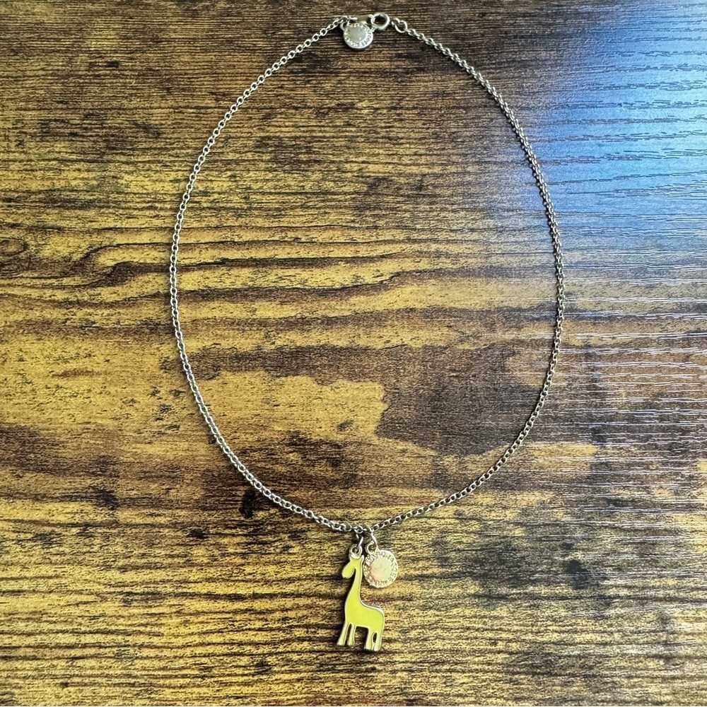Marc by Marc Jacobs‎ Yellow Giraffe Pendant Necklace 16”